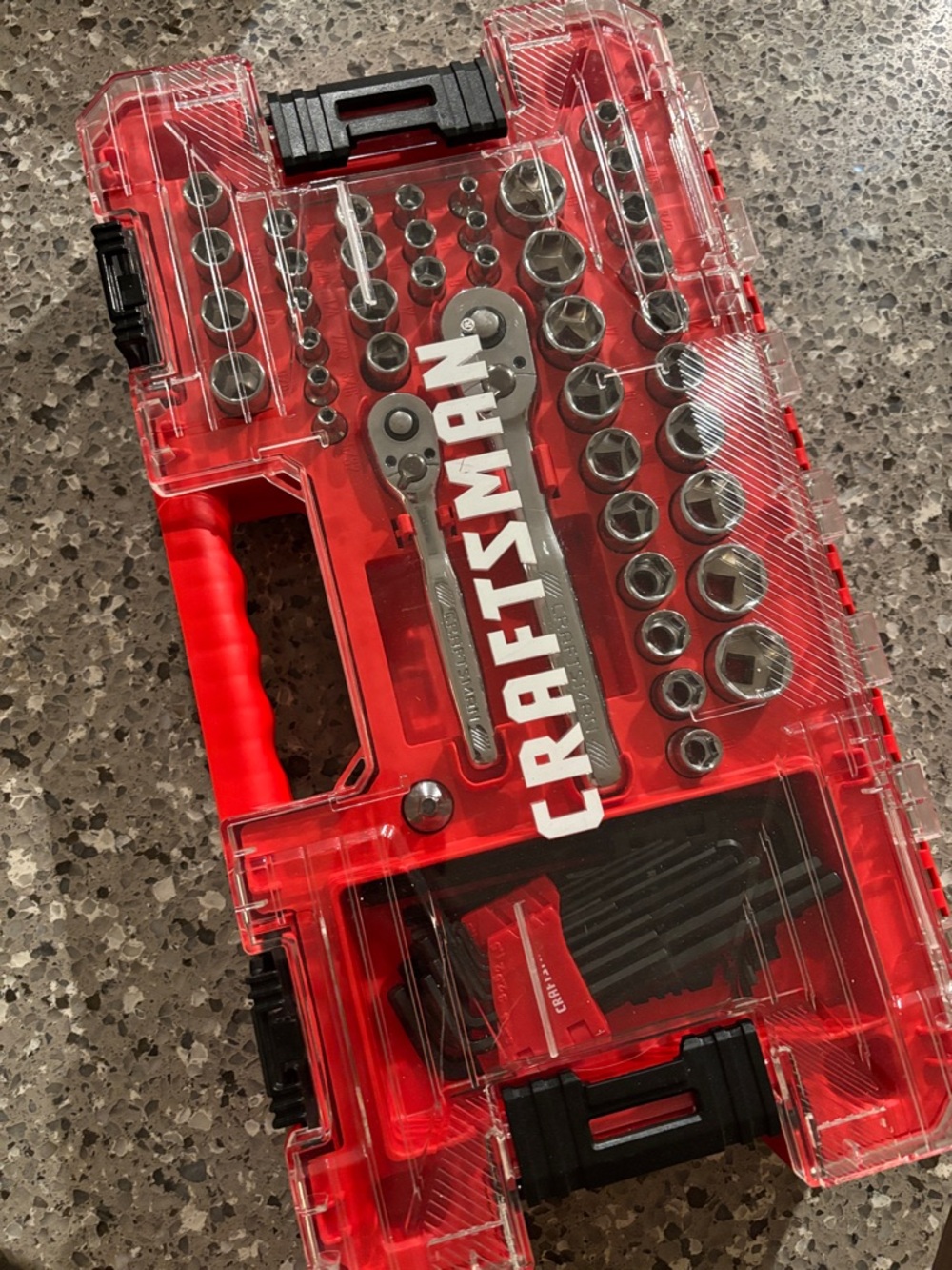 Craftsman 20 Piece Red Tool Socket and Bit Set